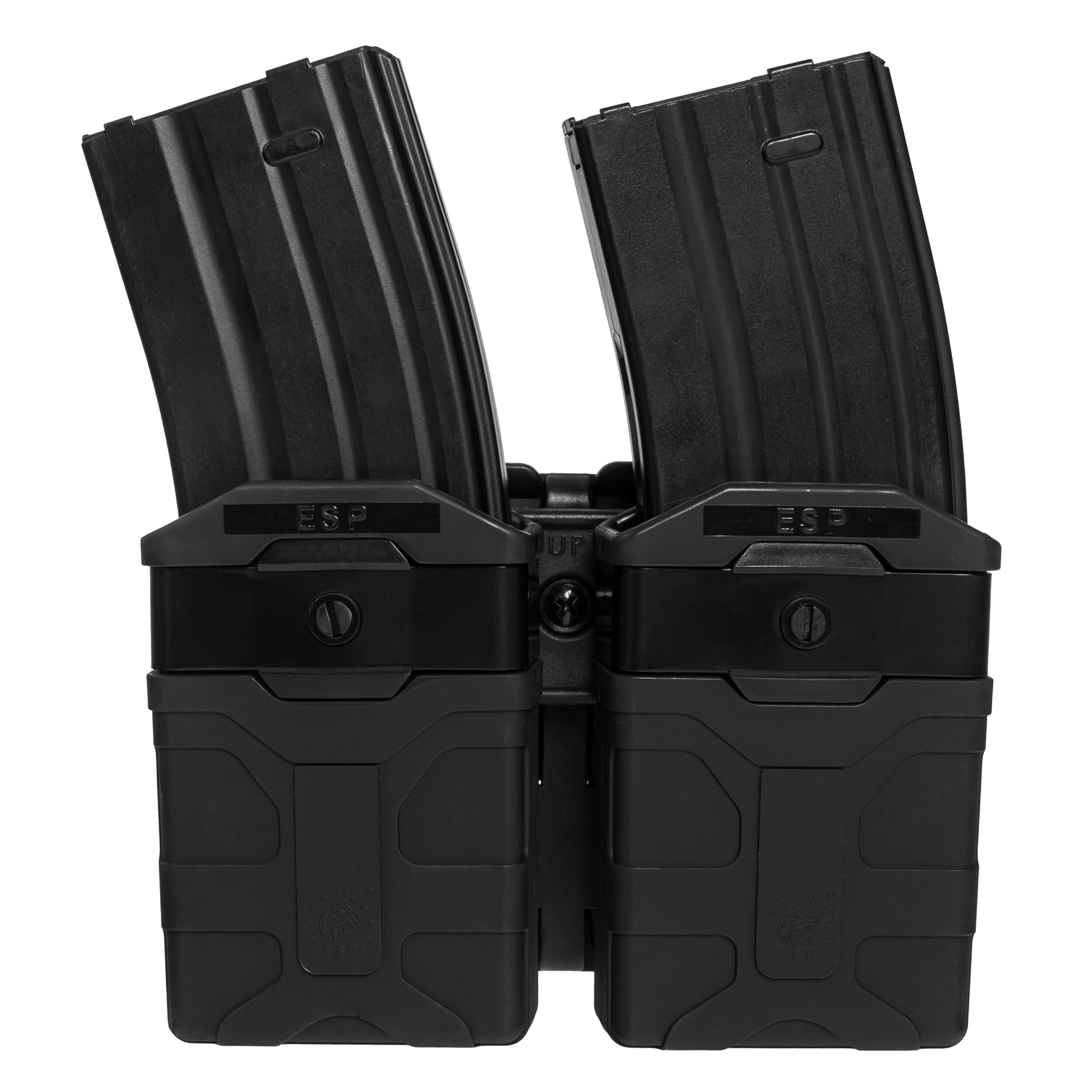ESP Double swivel pouch with UBC-04-2 Clip mount magazine mount - Black