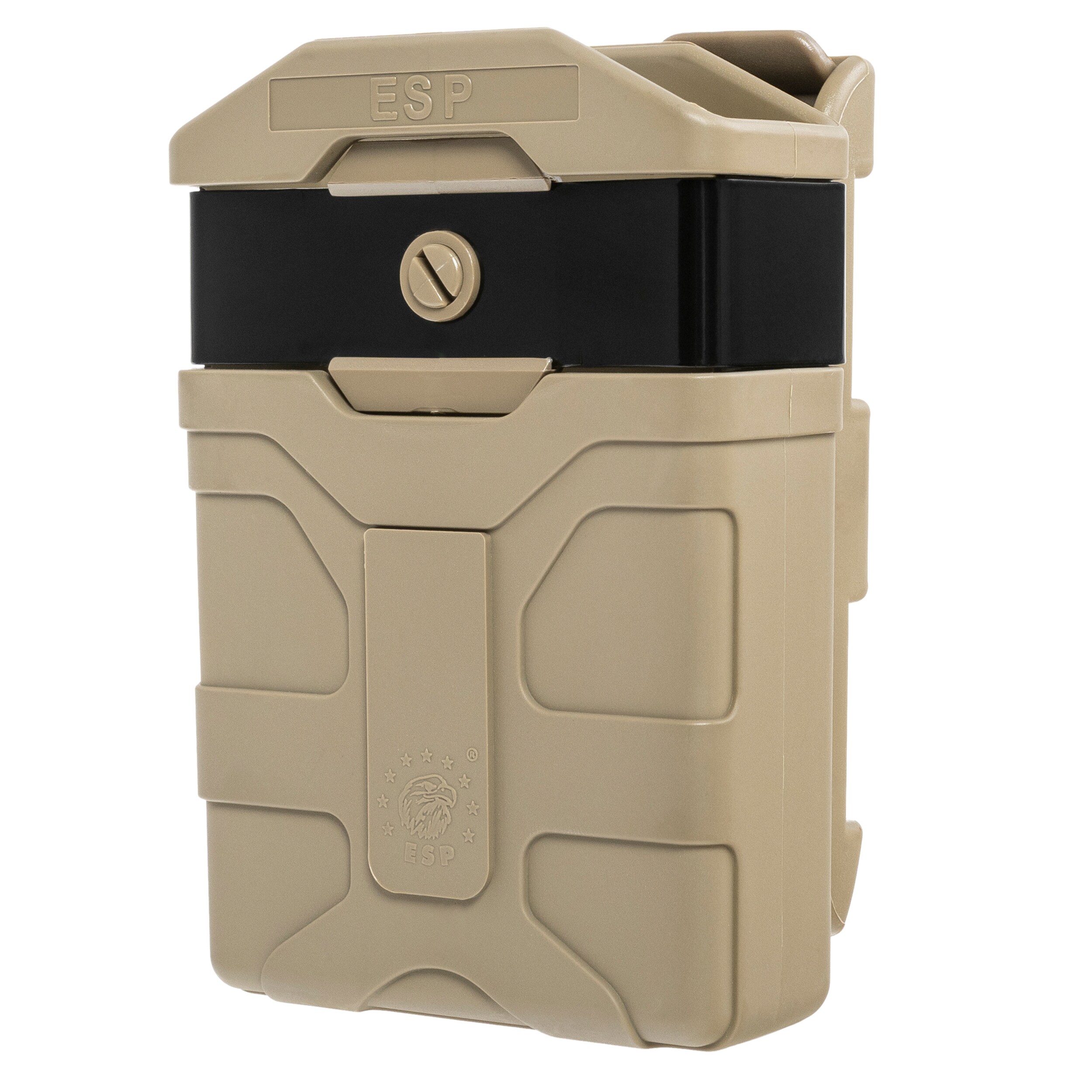 ESP swivel pouch with UBC-07 mount for 5.56 mm MOLLE magazine - Khaki