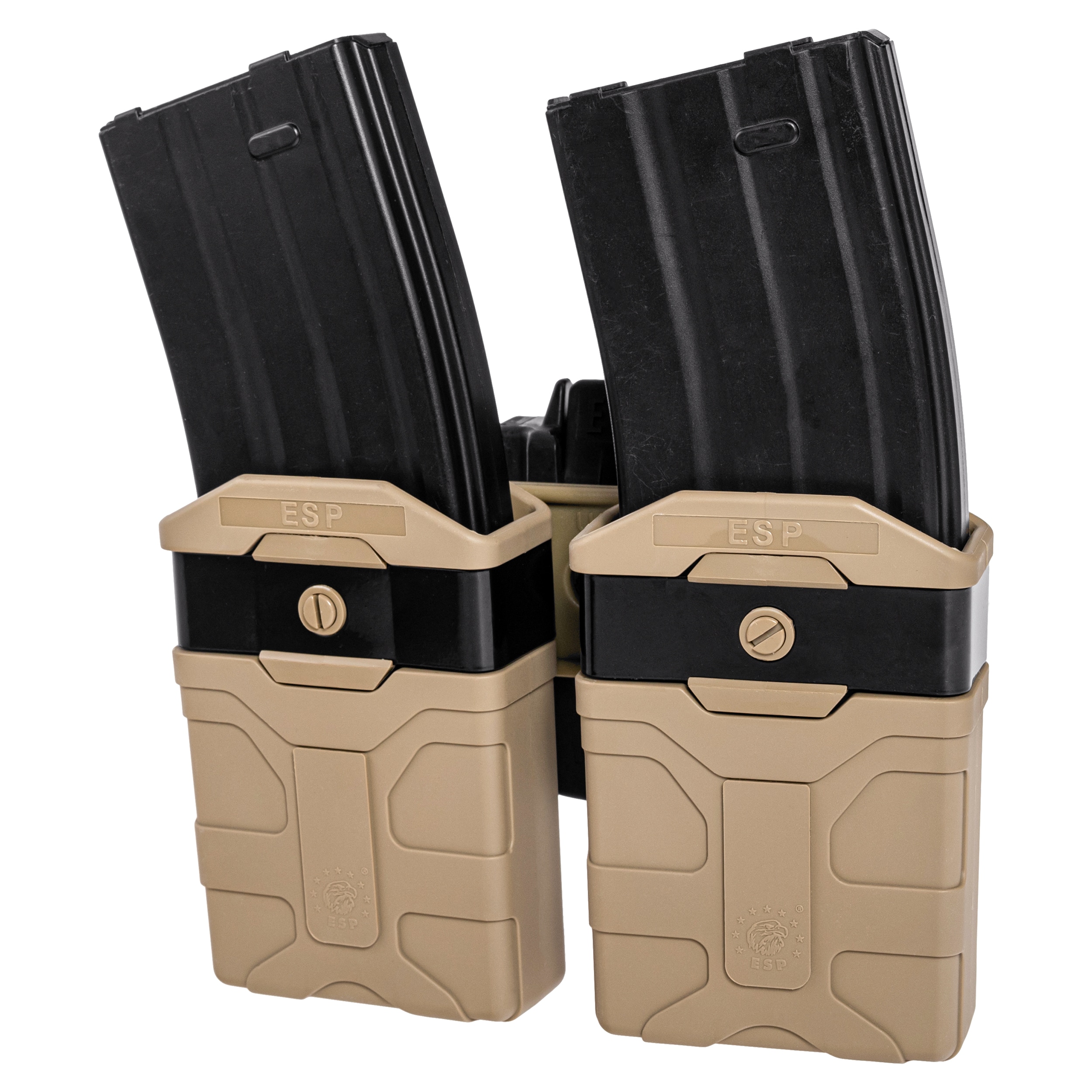 ESP Double swivel pouch with UBC-08 mount for magazines - Khaki