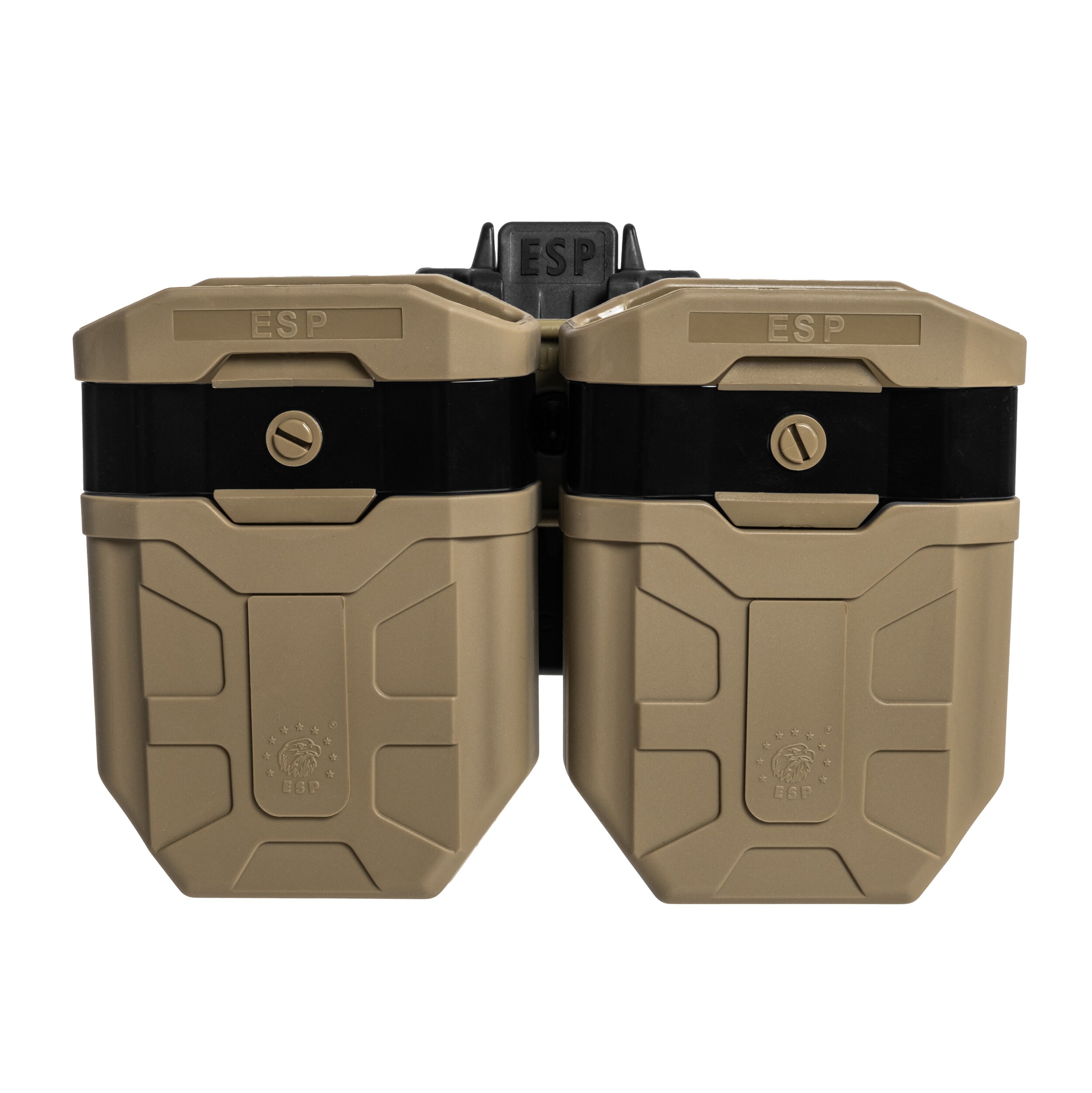 ESP Double swivel pouch with UBC-08 mount for 7.62 mm magazines - Khak