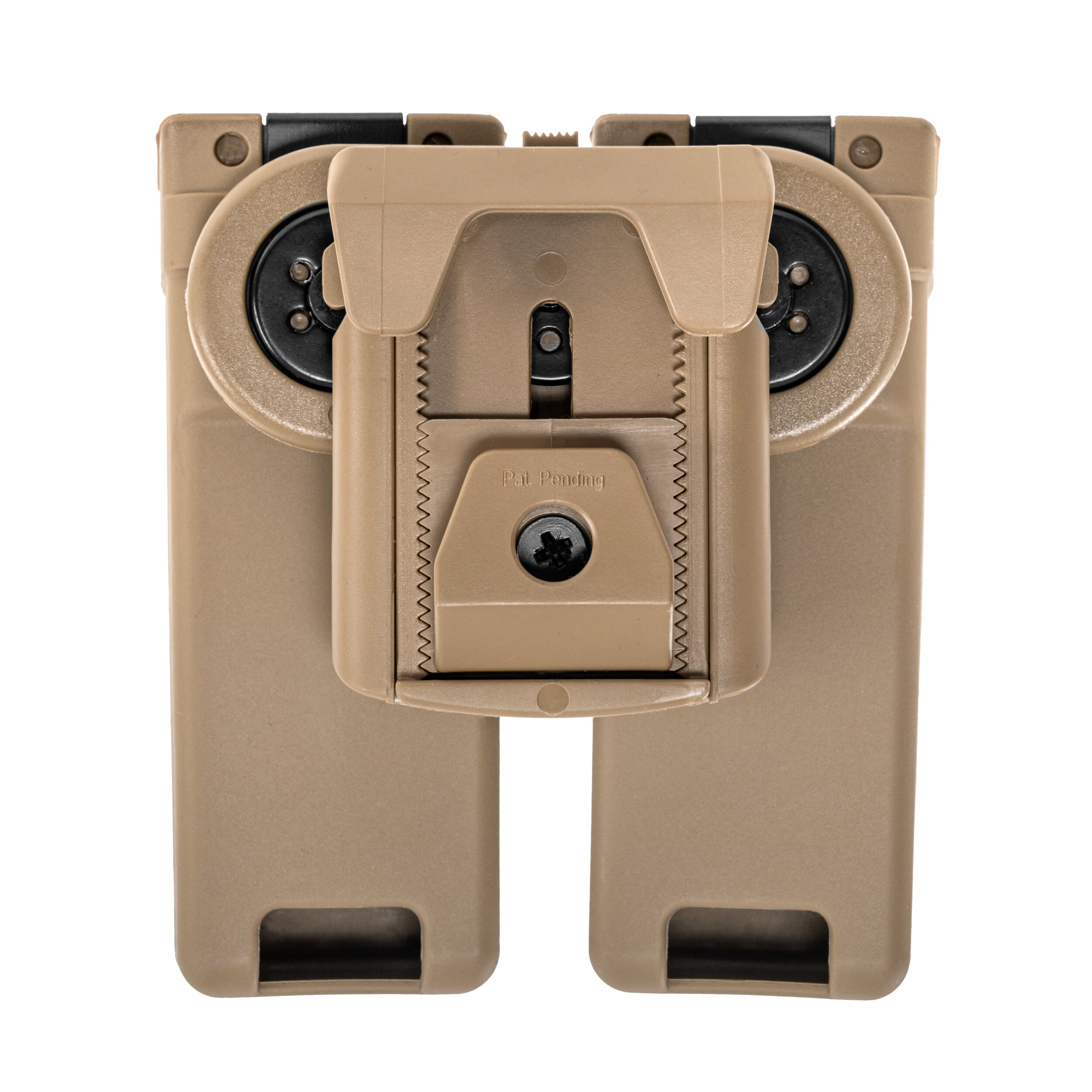 ESP Double pouch with UBC-01 Clip mount for MP5/UZI/SA VZ.61 magazines - Khaki