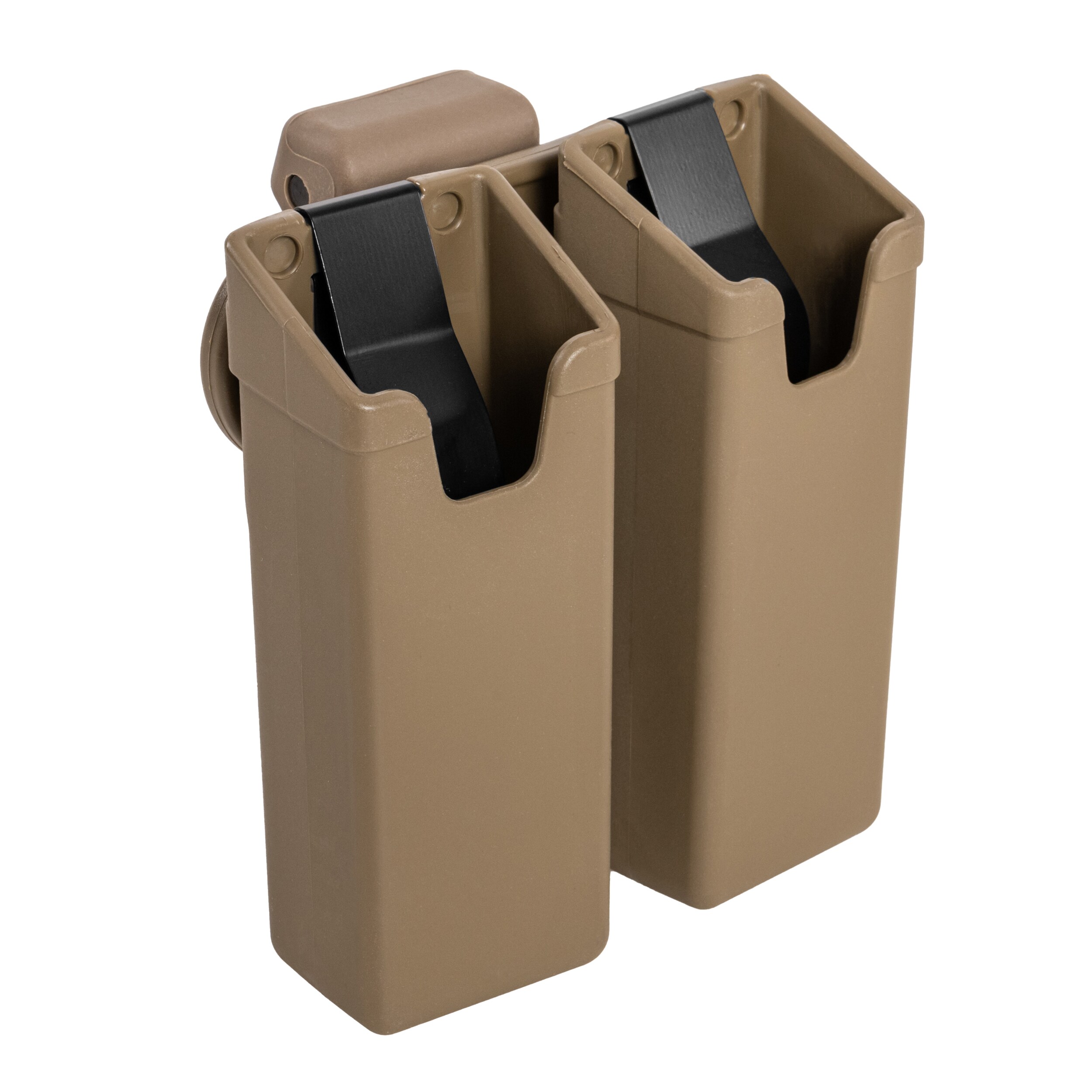 ESP Double pouch with UBC-02 Clip mount for MP5/UZI/SA VZ.61 magazines - Khaki