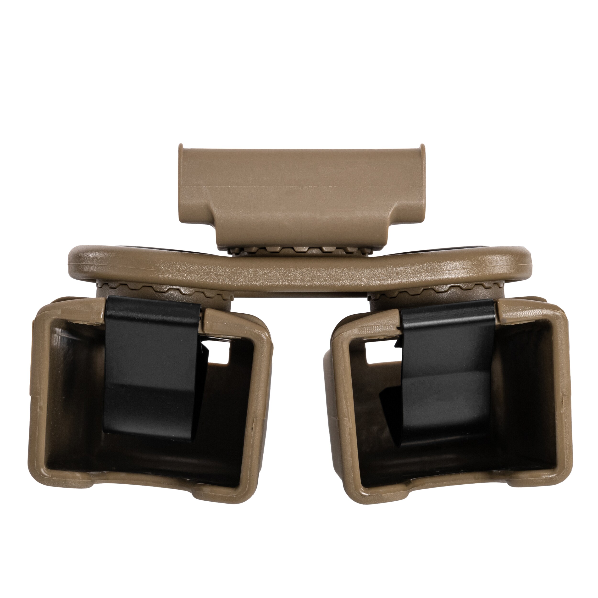 ESP Double pouch with UBC-03 Clip mount for MP5/UZI/SA VZ.61 magazines - Khaki