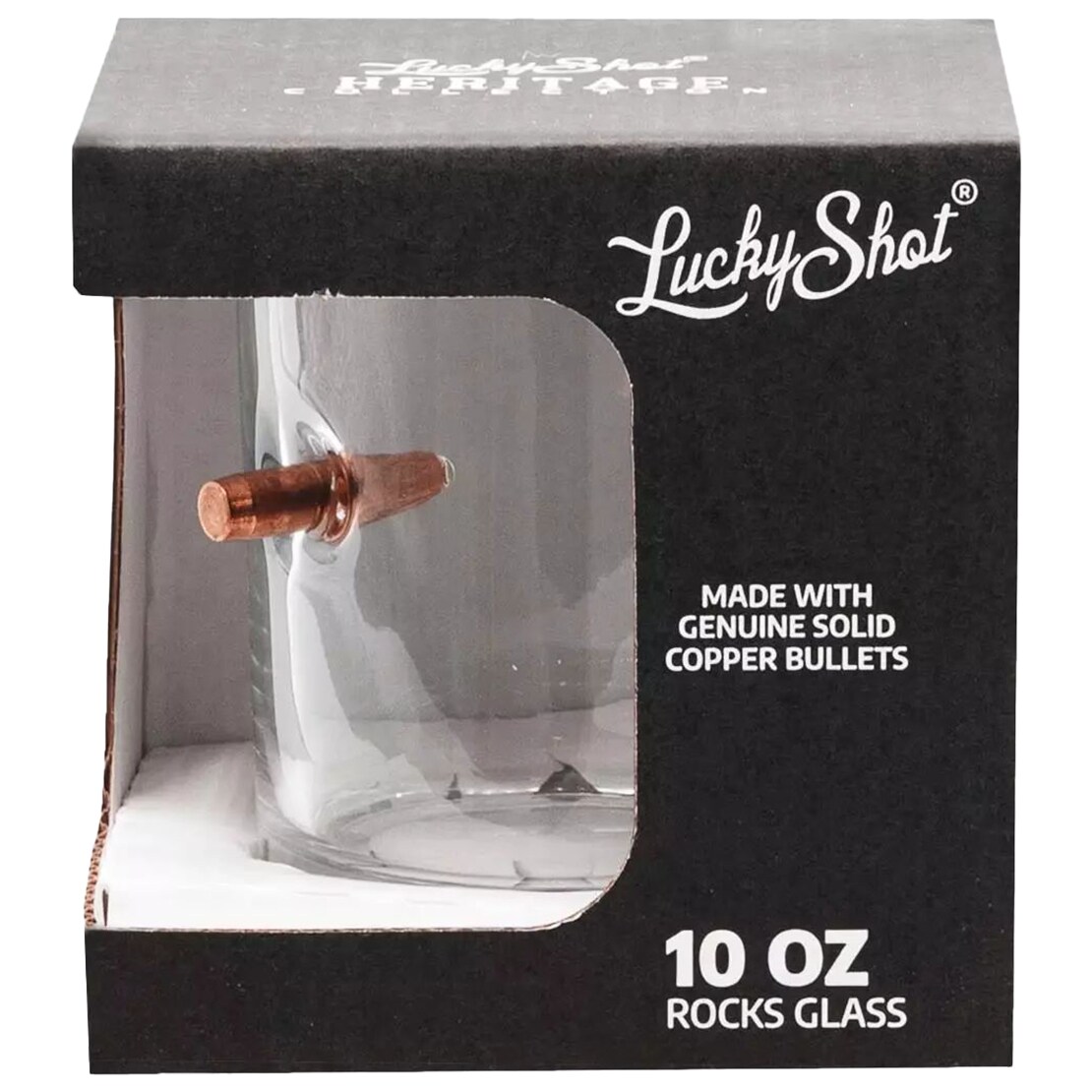 Lucky Shot glass with .308 bullet - 295 ml