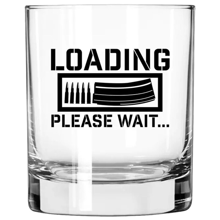 Lucky Shot Loading Please Wait Glass - 295 ml