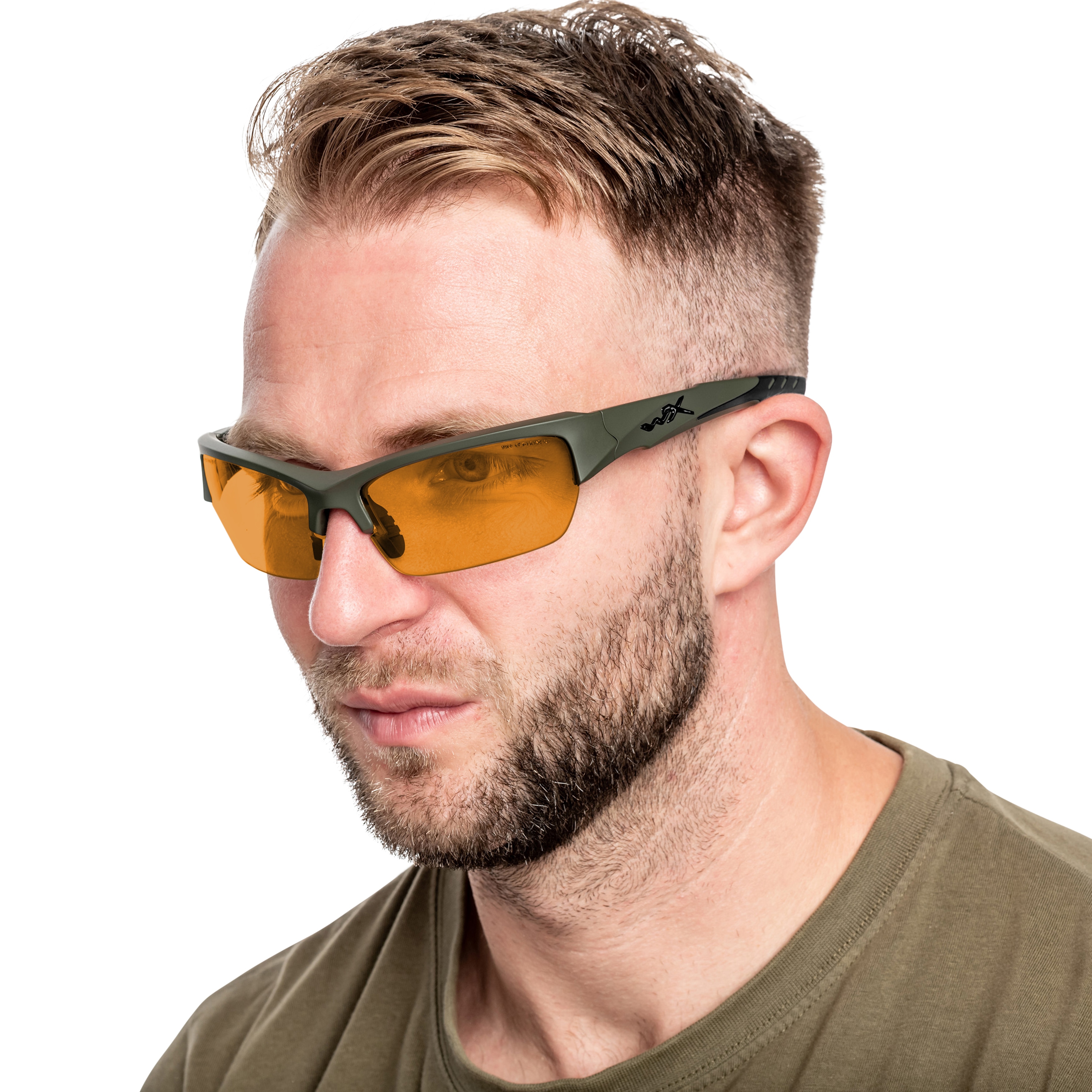 Wiley X Valor 2.5 Set 3in1 Tactical Glasses - OD Green