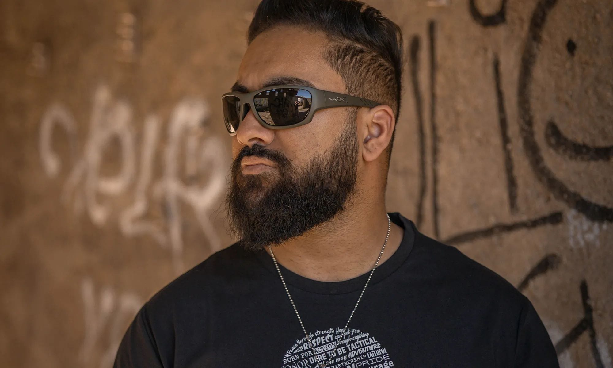 Wiley X Climb tactical glasses - Smoke Grey/OD Green