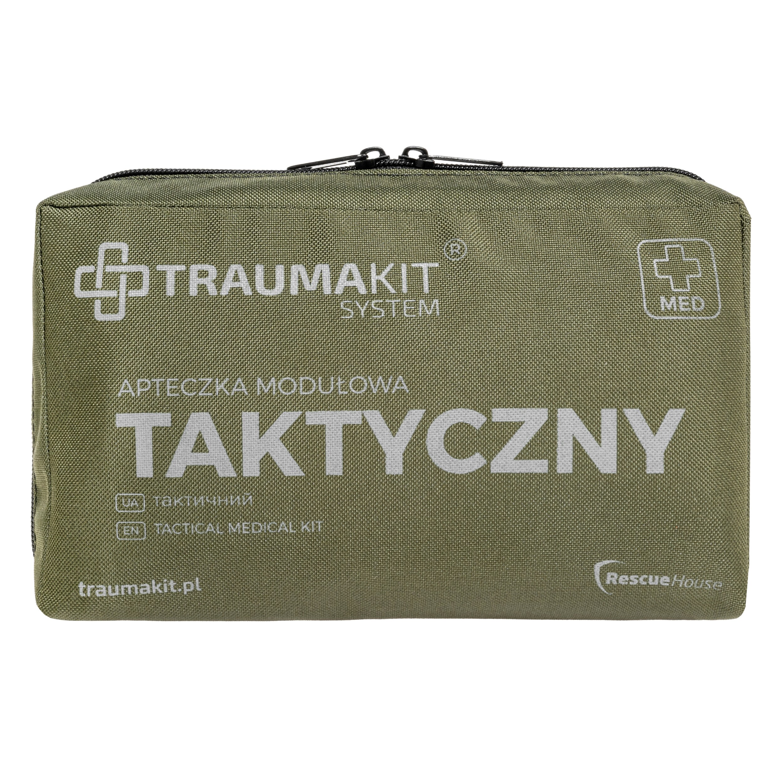 AedMax Trauma Kit T Modular First Aid Kit Green - Tactical