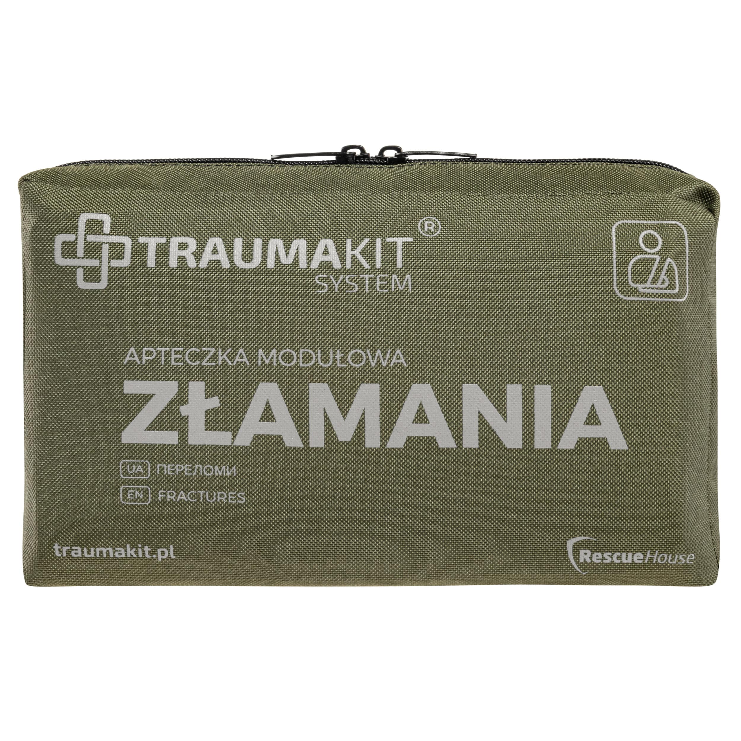 AedMax Trauma Kit Z Modular First Aid Kit Green - Fractures