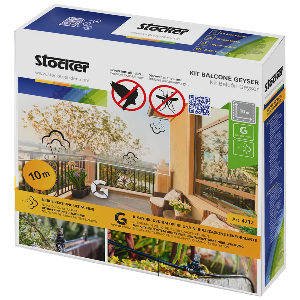 Stocker Balcony Geyser Kit - 10 m