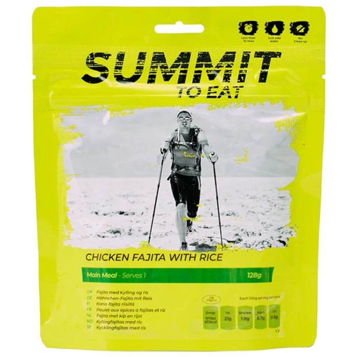 Summit To Eat Freeze-dried food - Chicken fajita with rice 128 g