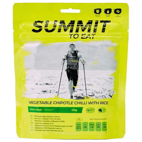 Summit To Eat freeze-dried food - Vegetable Chipotle Chilli with Rice 136 g