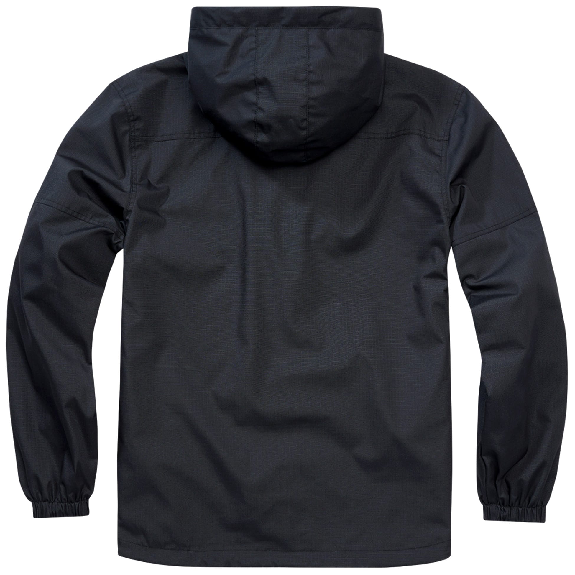 Brandit Summer Windbreaker Frontzip Ripstop Jacket - Black