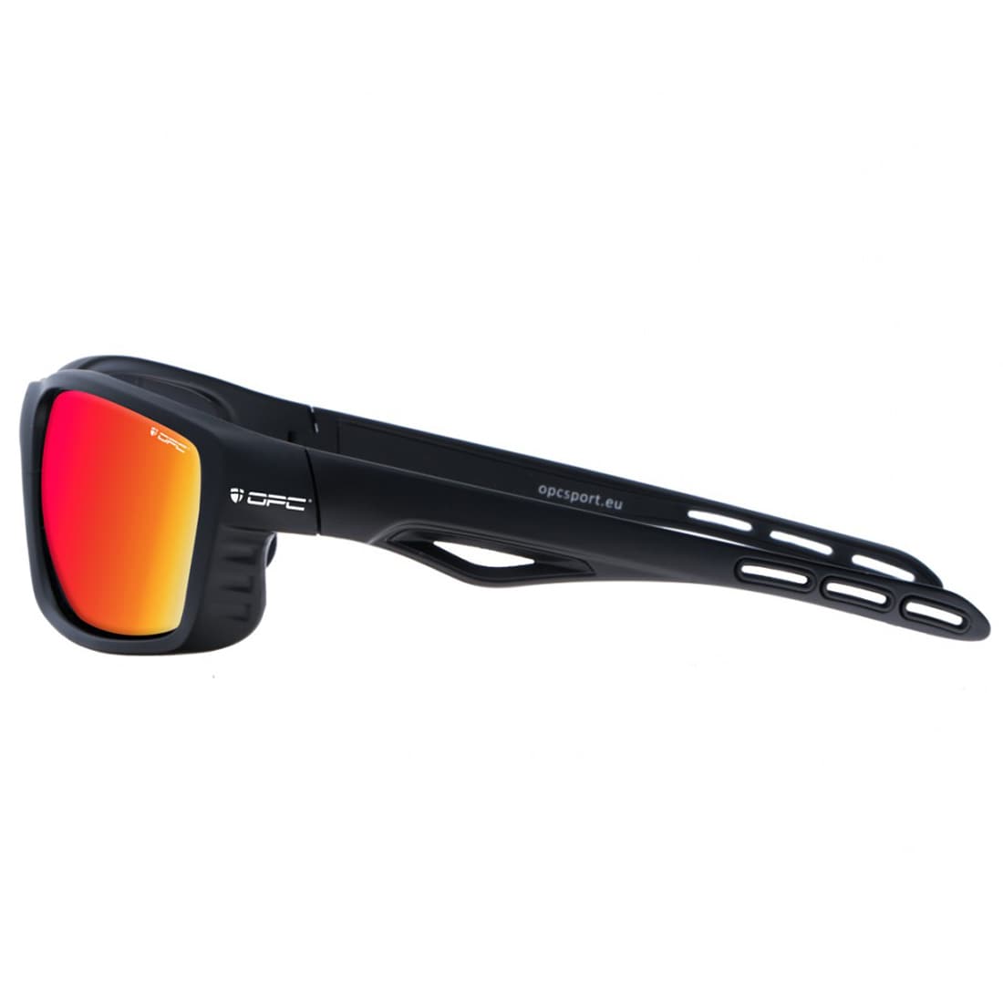 OPC Sport Everest Sunglasses Matt Black/Red Revo with polarization