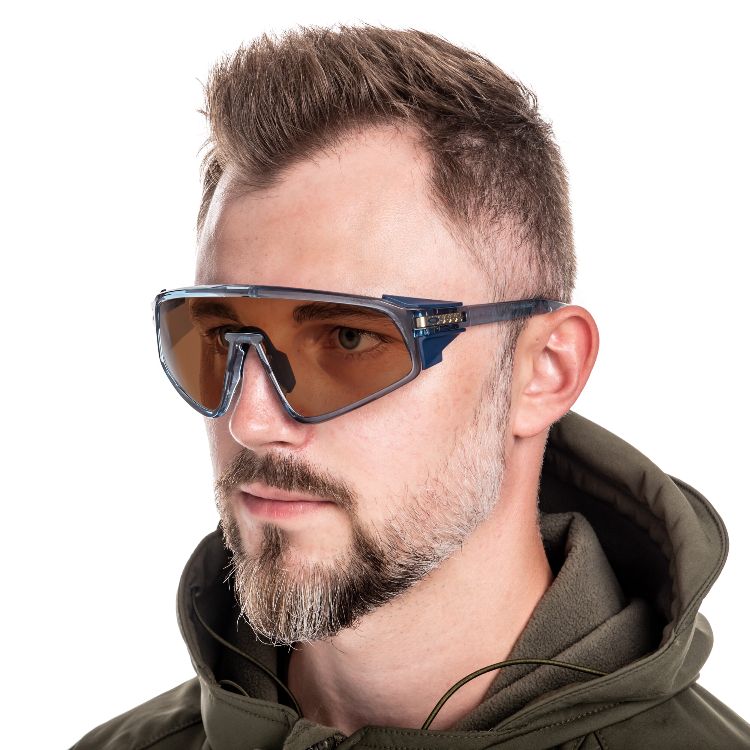 Oakley Latch Panel Sunglasses - Transparent Stonewash/Prizm Tungsten