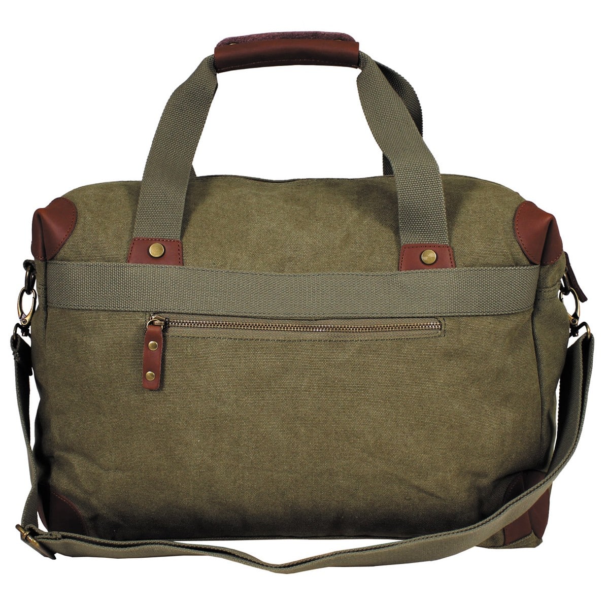 MFH Pure Trash Canvas Shoulder Bag 25 l - Green