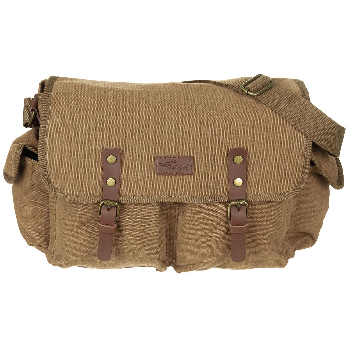 MFH Pure Trash Canvas Shoulder Bag 12 l - Brown