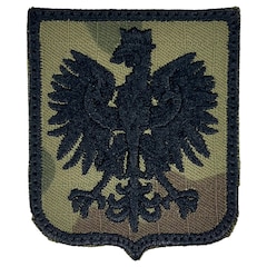 Coat of Arms patch 55 x 65 mm - Green