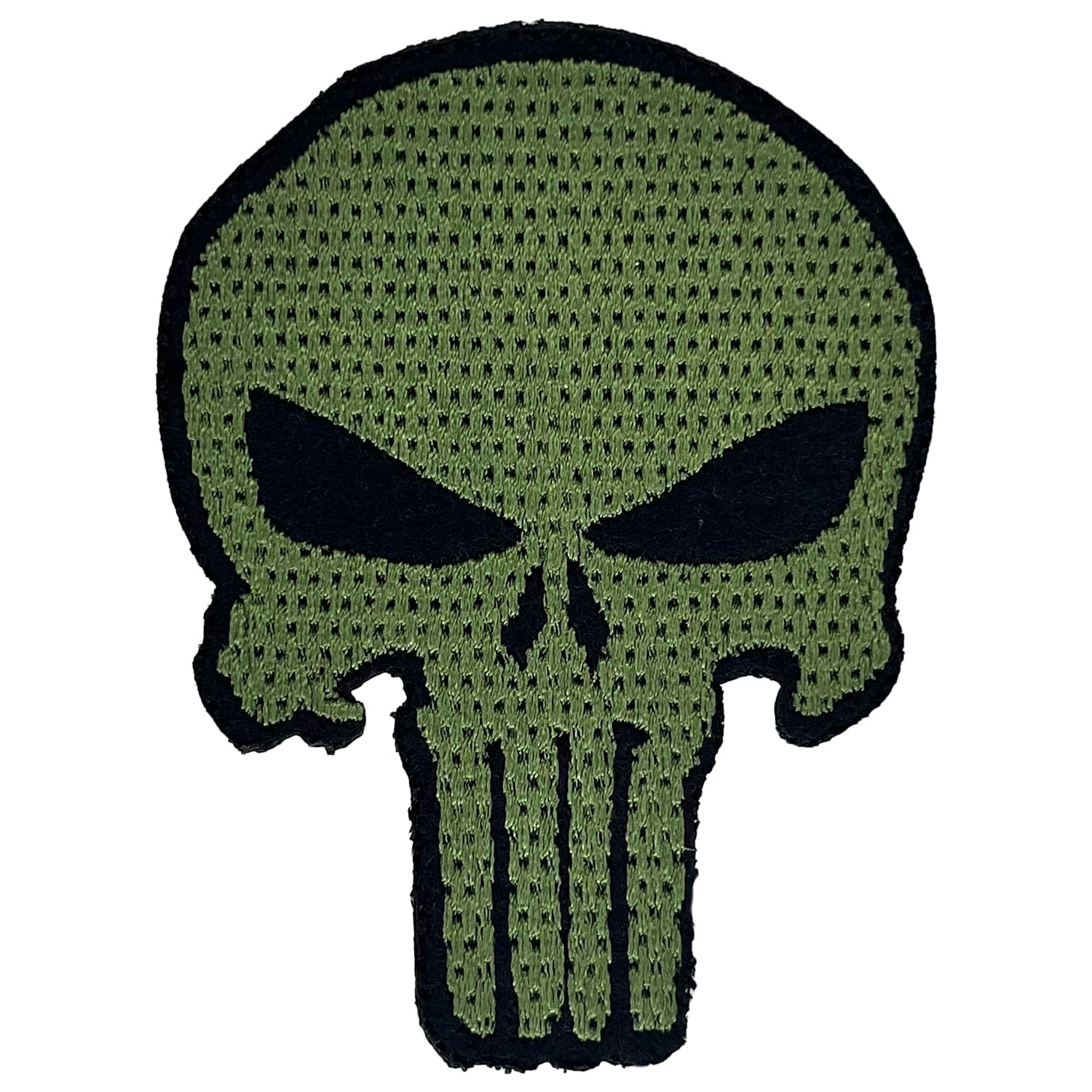 Punisher patch 60 x 80 mm - Green