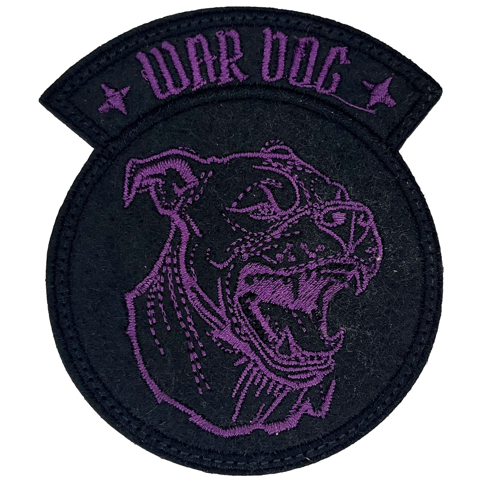 War Dog patch - Purple