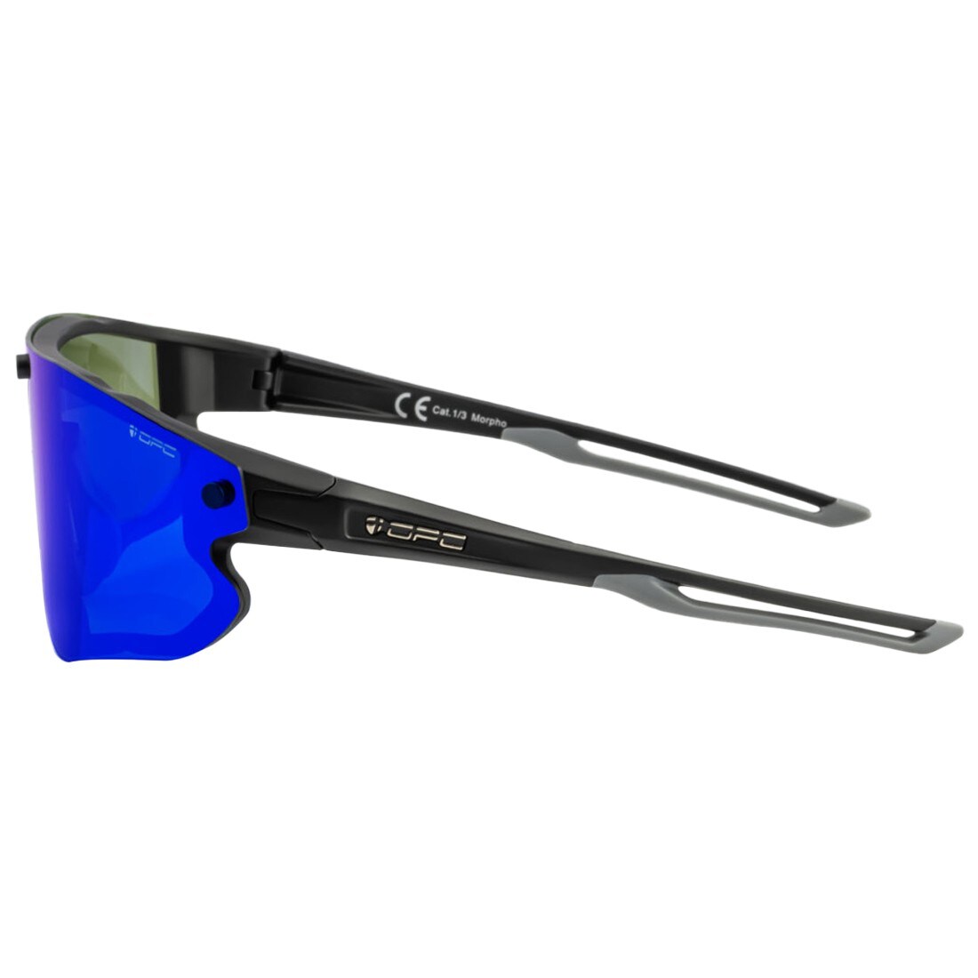 OPC All Round Morpho REVO Sunglasses - Matt Black/Blue/Yellow Set