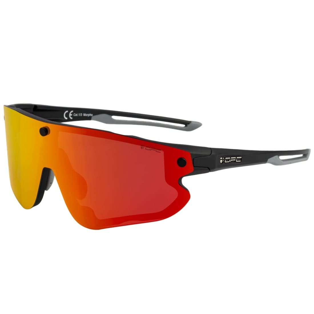 OPC All Round Morpho Sunglasses - Matt Black/Red/Yellow Set