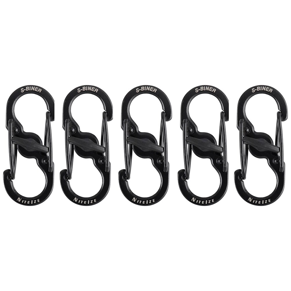 Nite Ize S-Biner MicroLock Steel Carabiner - 5 pcs.