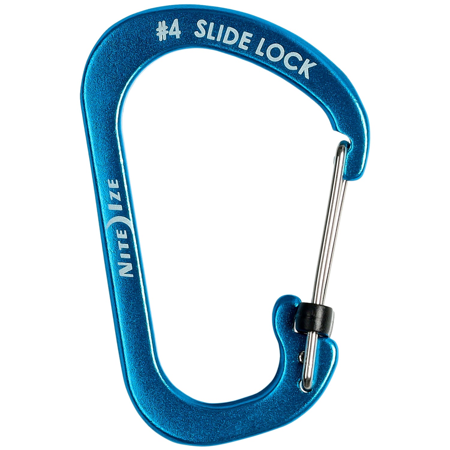 Nite Ize SlideLock 4 Aluminum Carabiner - Blue