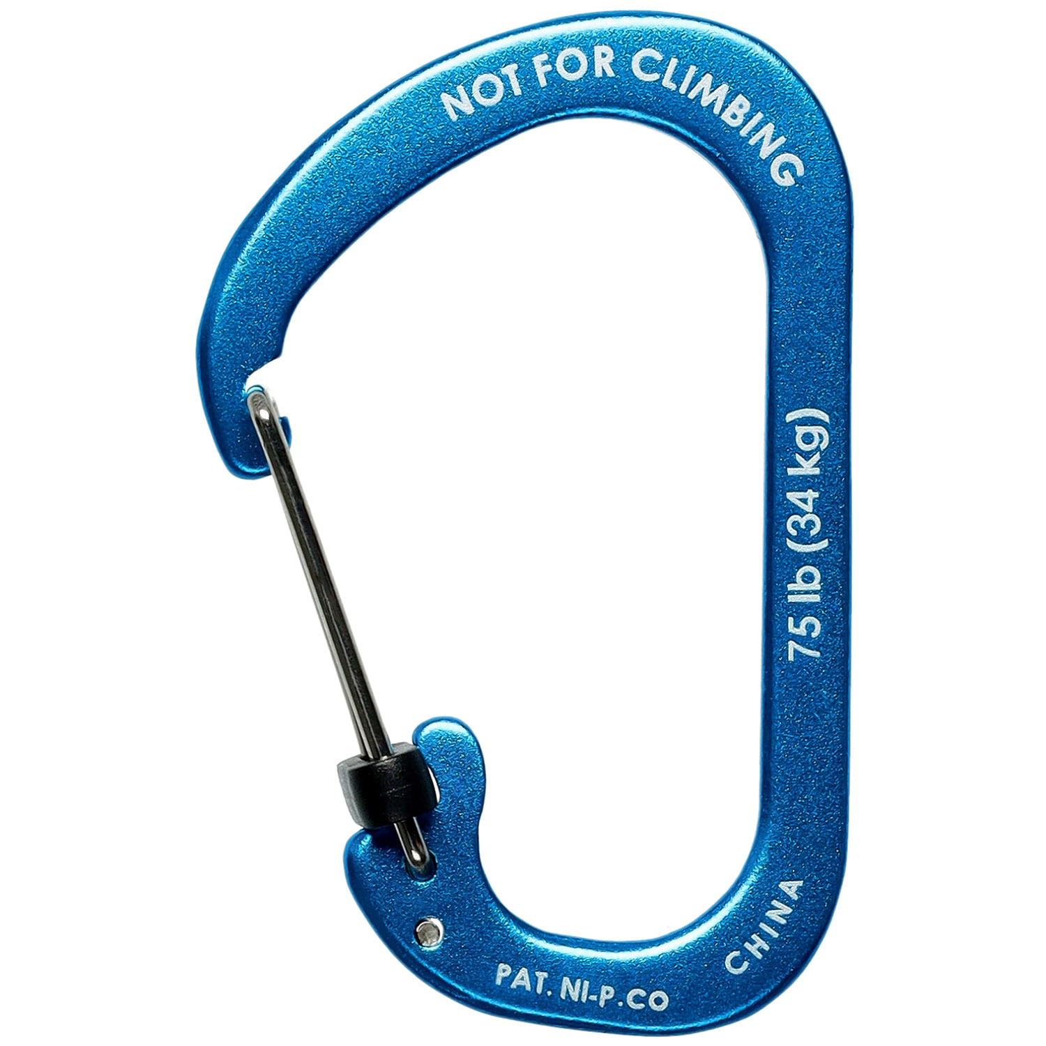 Nite Ize SlideLock 4 Aluminum Carabiner - Blue