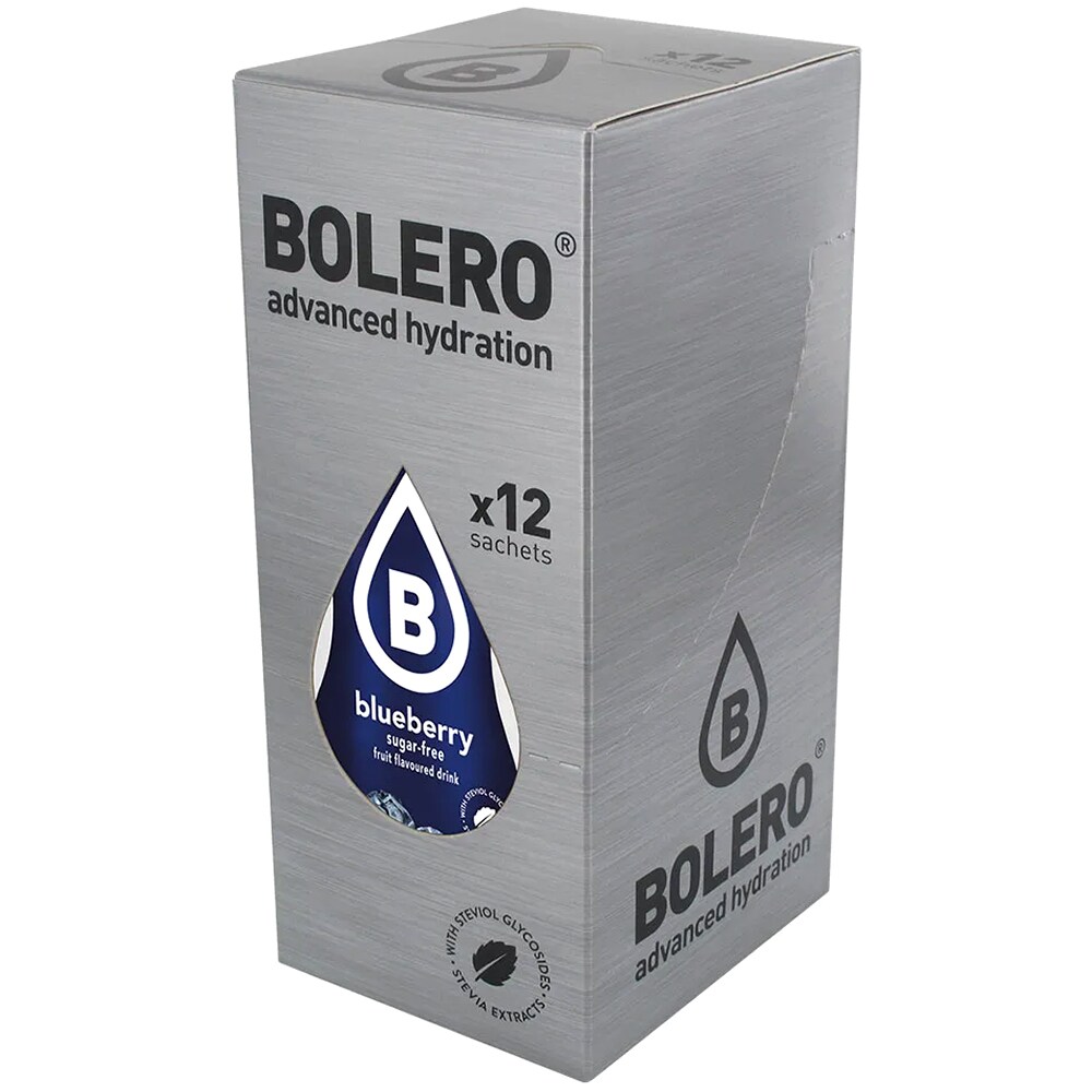 Bolero Blueberrry beverage powder with stevia 9 g - 12 pcs.