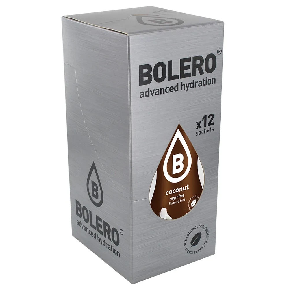 Bolero Coconut beverage powder with stevia 9 g - 12 pcs.