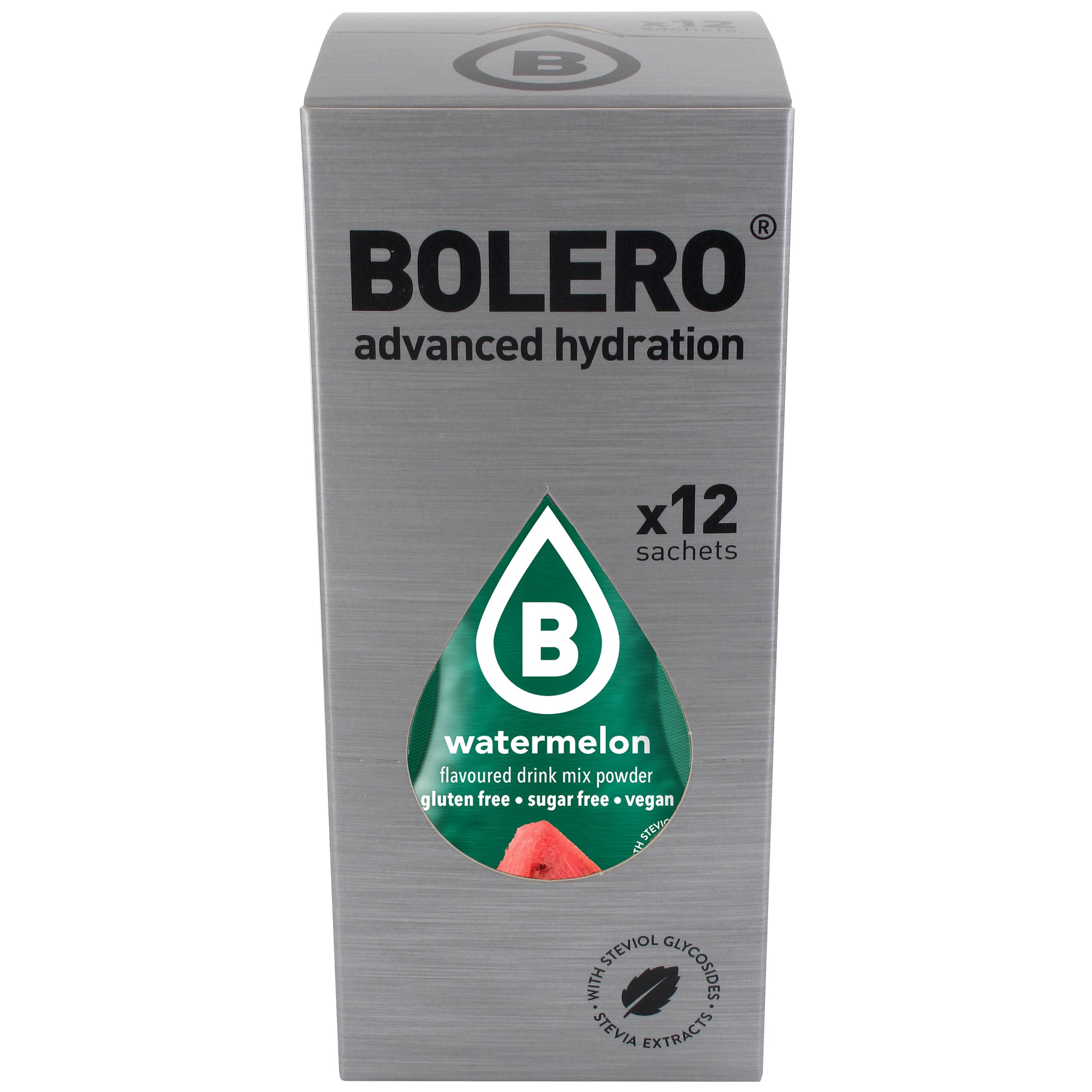 Bolero Watermelon beverage powder with stevia 9 g - 12 pcs.