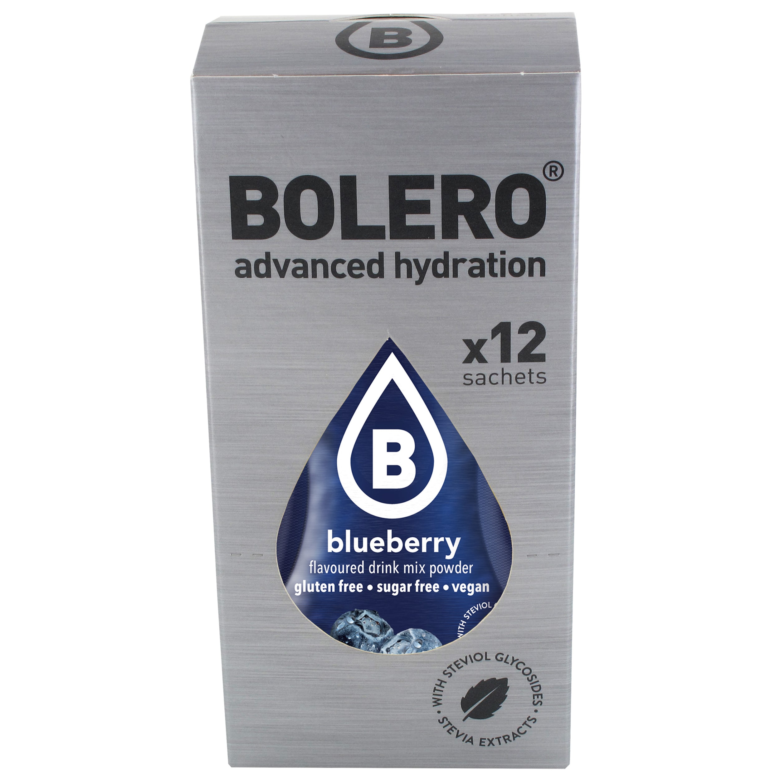 Bolero Blueberry beverage powder with stevia 3 g - 12 pcs.