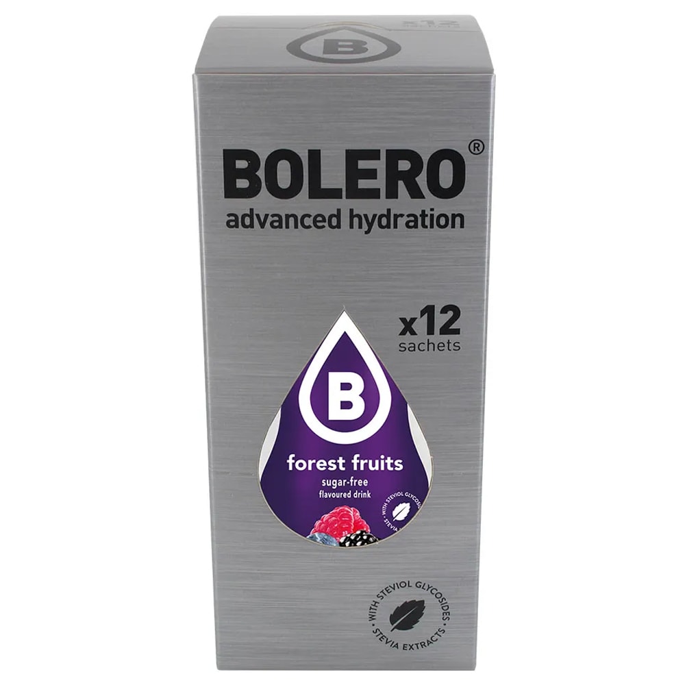 Bolero Forest Fruit beverage powder with stevia 3 g - 12 pcs.