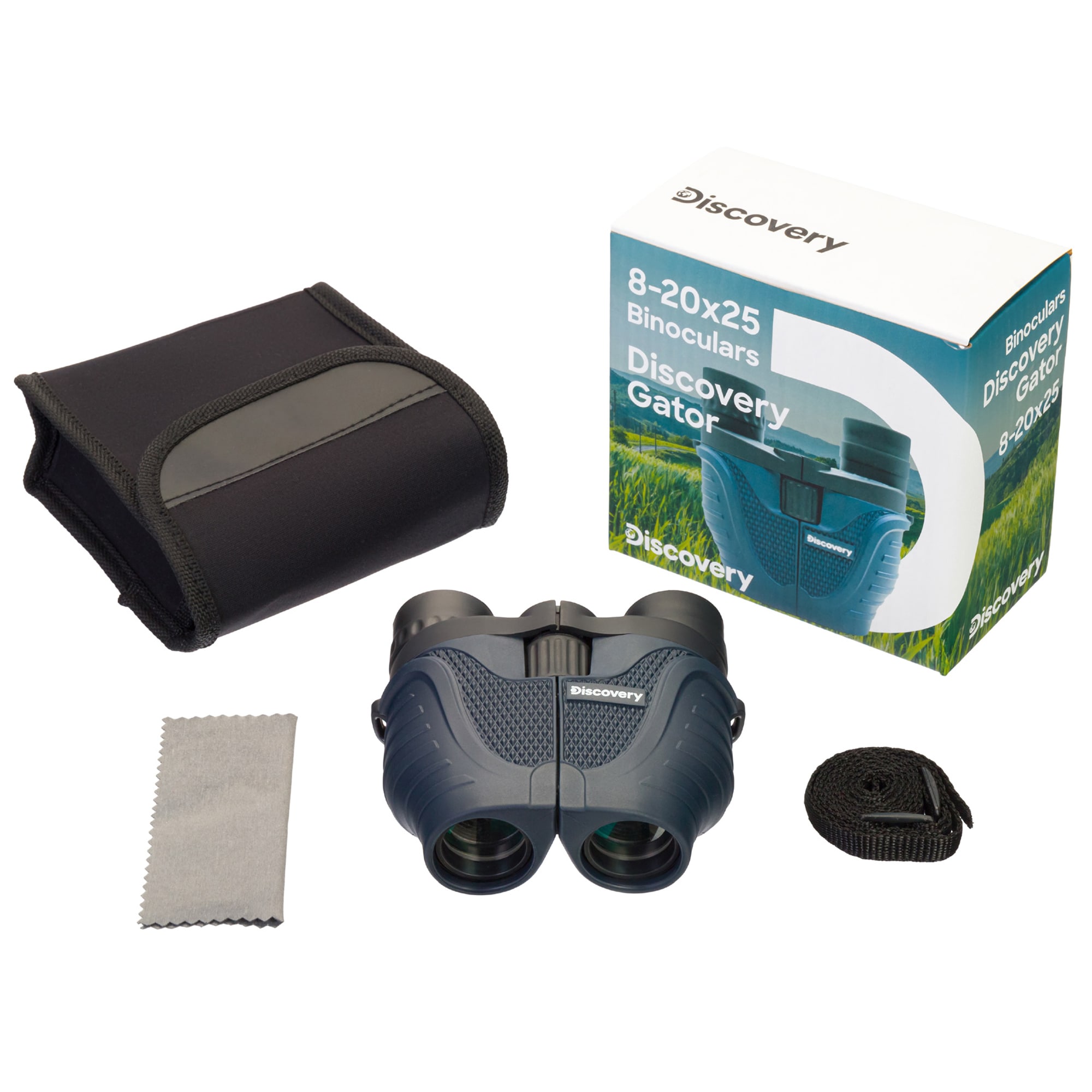 Levenhuk Discovery Gator 8-20x50 Binoculars