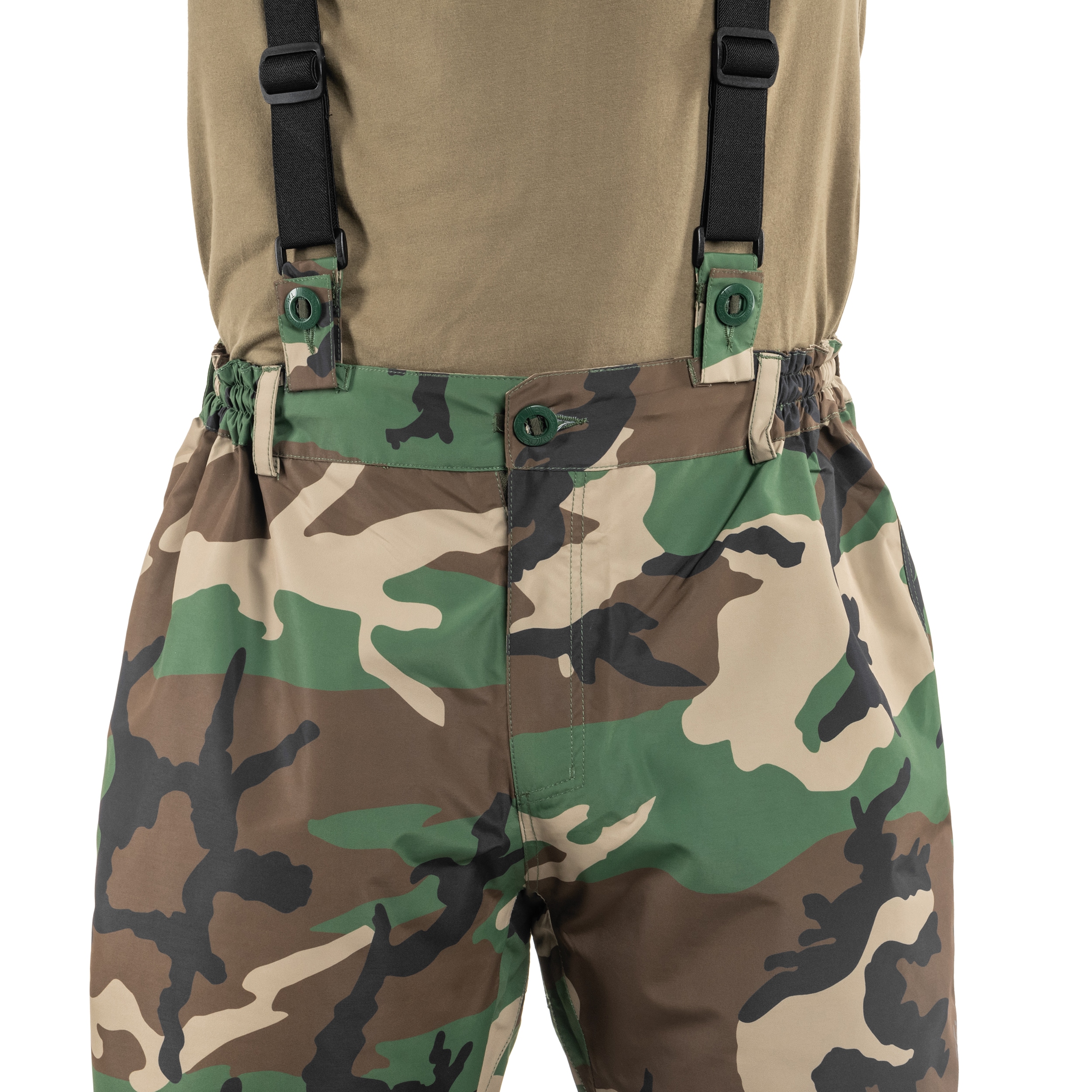 Pentagon Hurricane Trousers with suspenders - Woodland