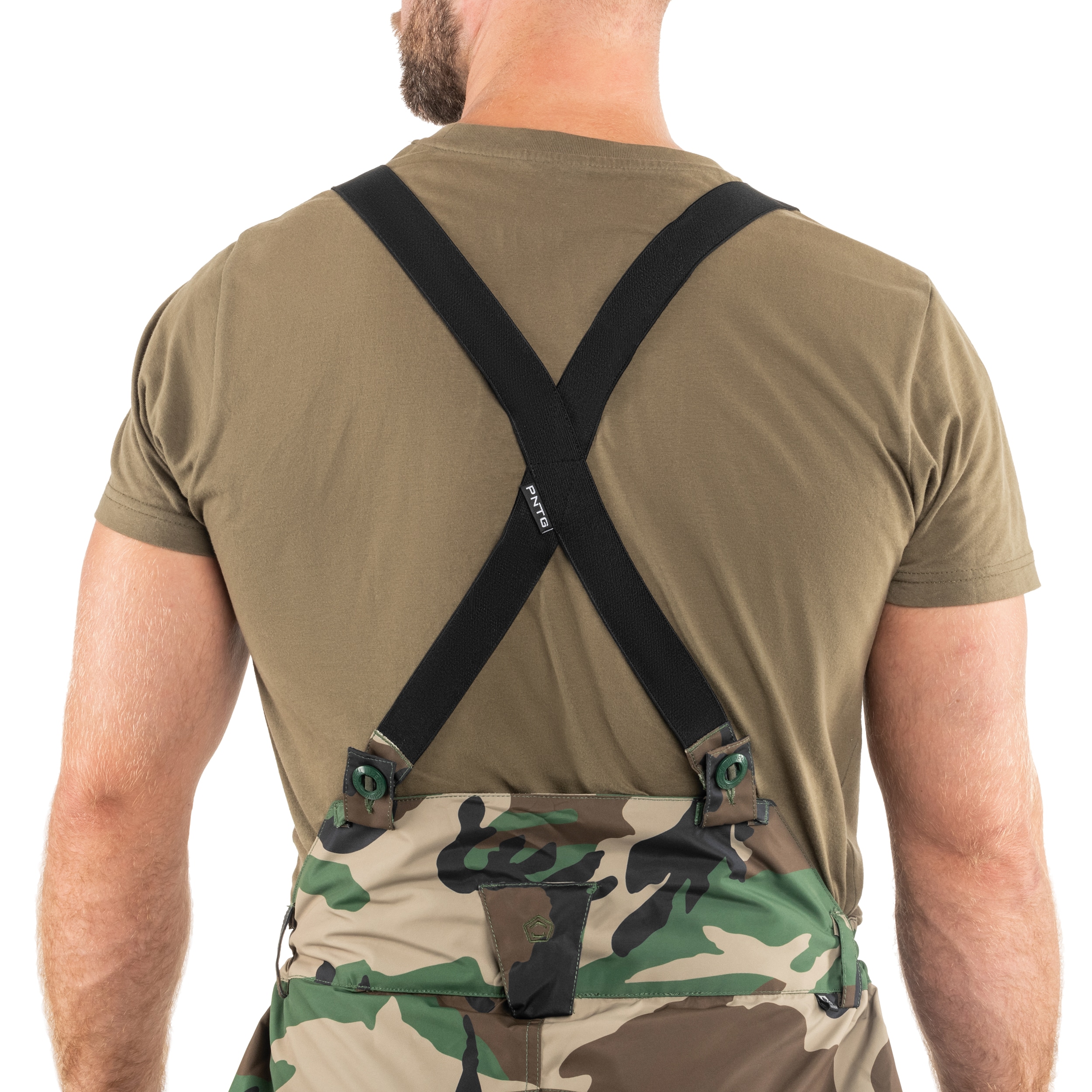Pentagon Hurricane Trousers with suspenders - Woodland