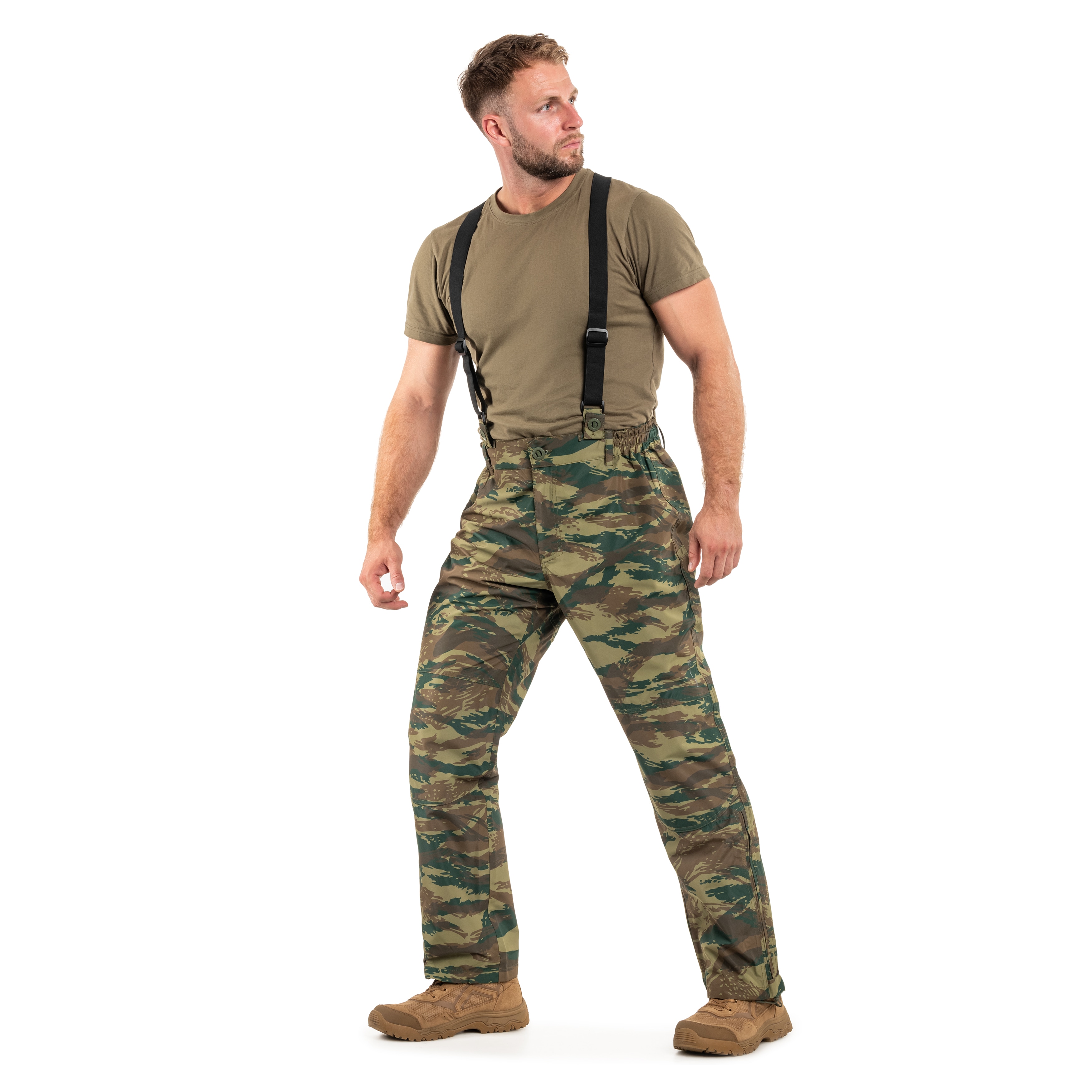 Pentagon Hurricane Shell Pants - Greek Camo