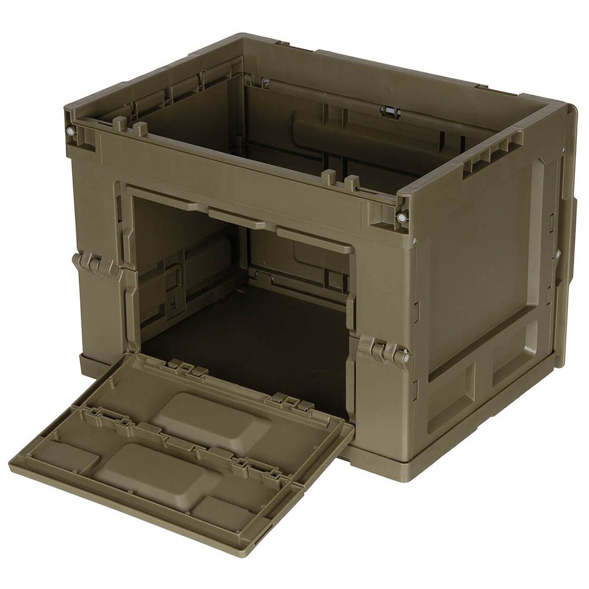 MFH folding transport box 20 l - OD Green