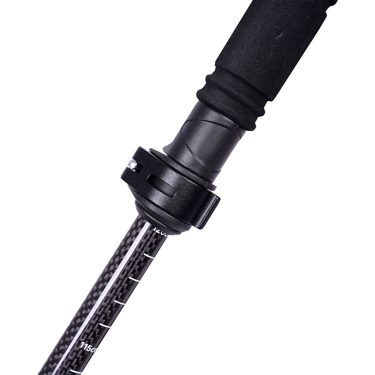 Alpinus Zermatt Folding Trekking Poles - Black