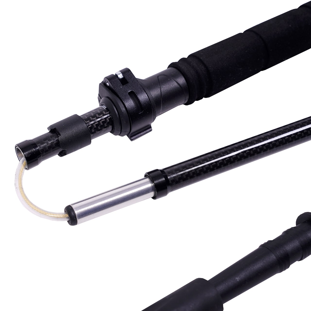 Alpinus Zermatt Folding Trekking Poles - Black