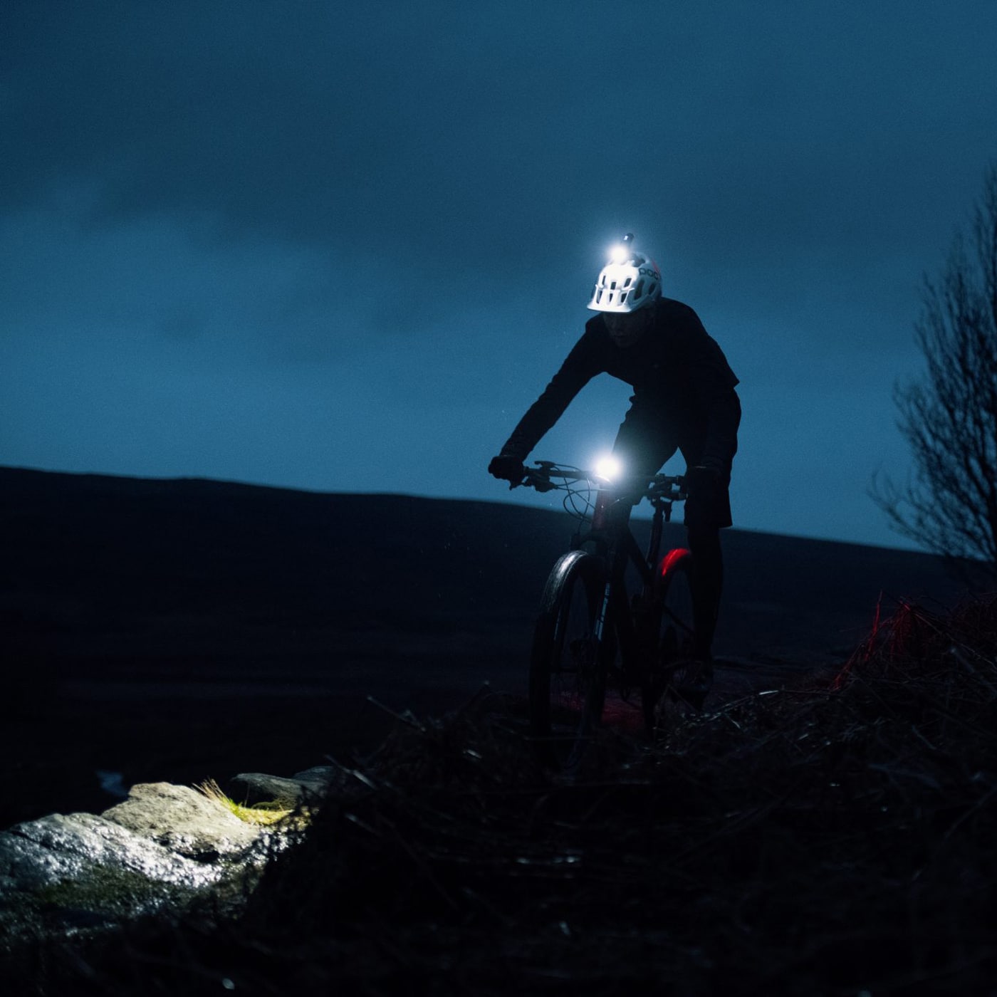 Moon Meteor Storm Dual front bike light - 1300 lumens