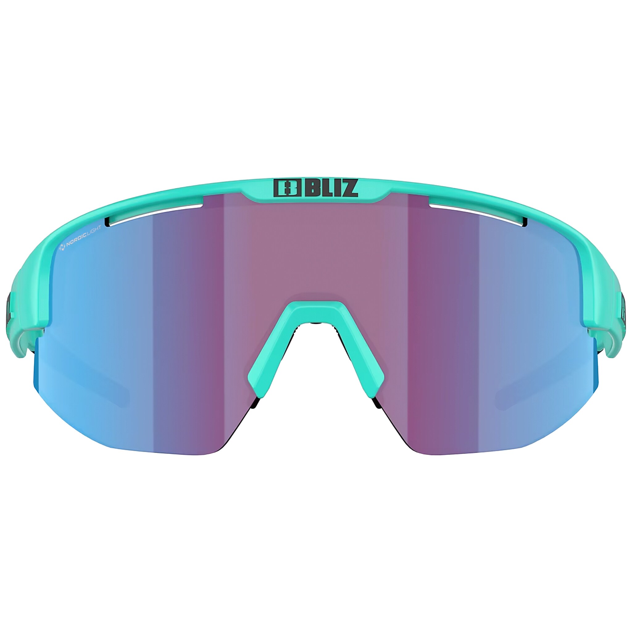 Bliz Matrix Nano Optics Sunglasses - Turquoise/Rose Violet Blue