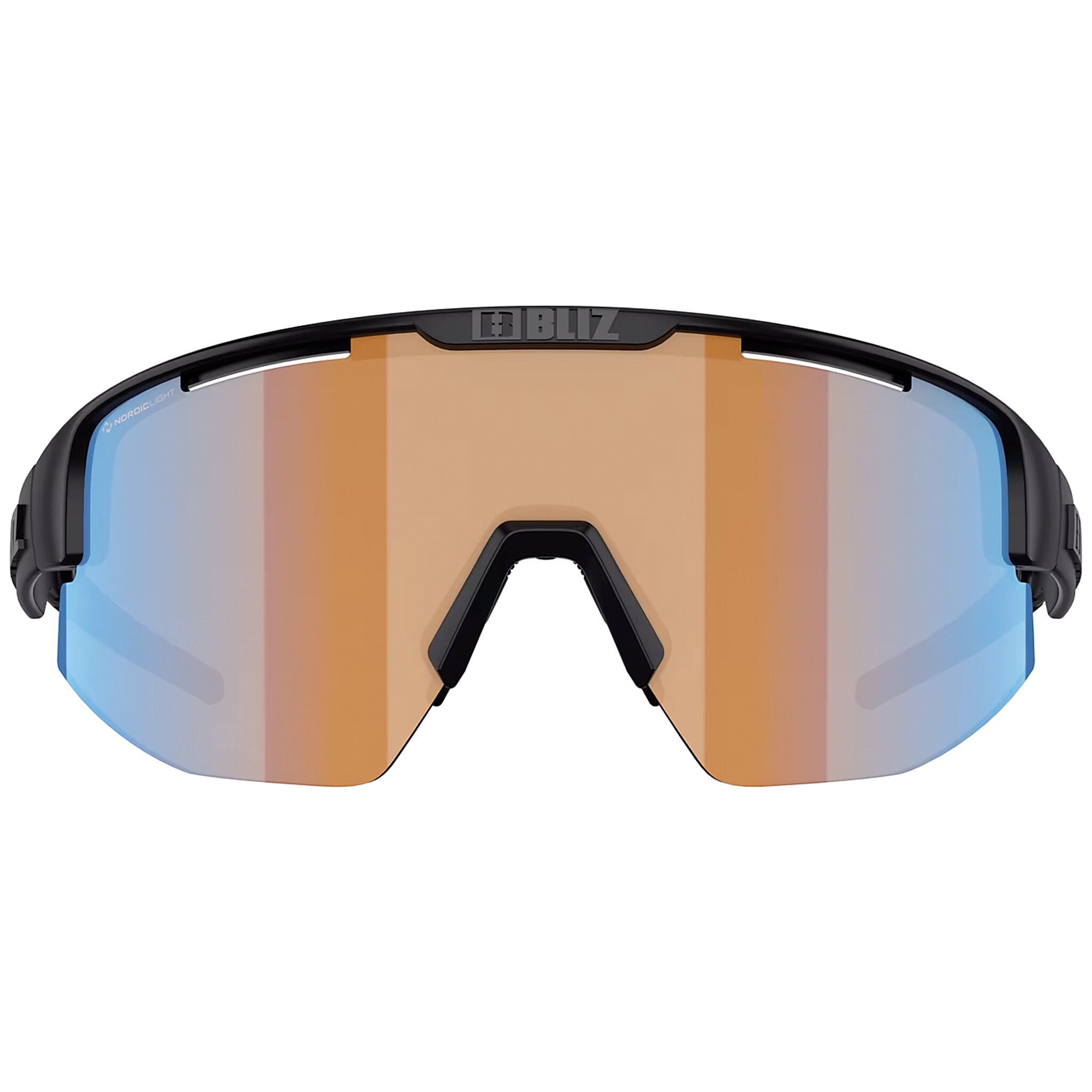 Bliz Matrix Nano Optics sunglasses - Black/Coral Orange Blue