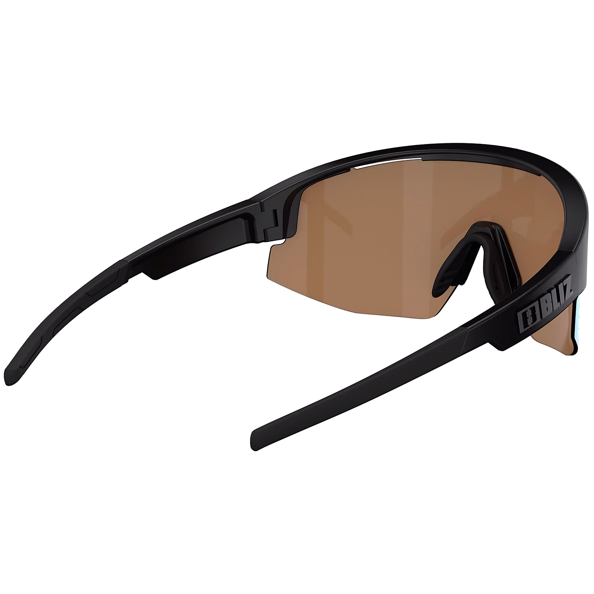 Bliz Matrix Nano Optics sunglasses - Black/Coral Orange Blue