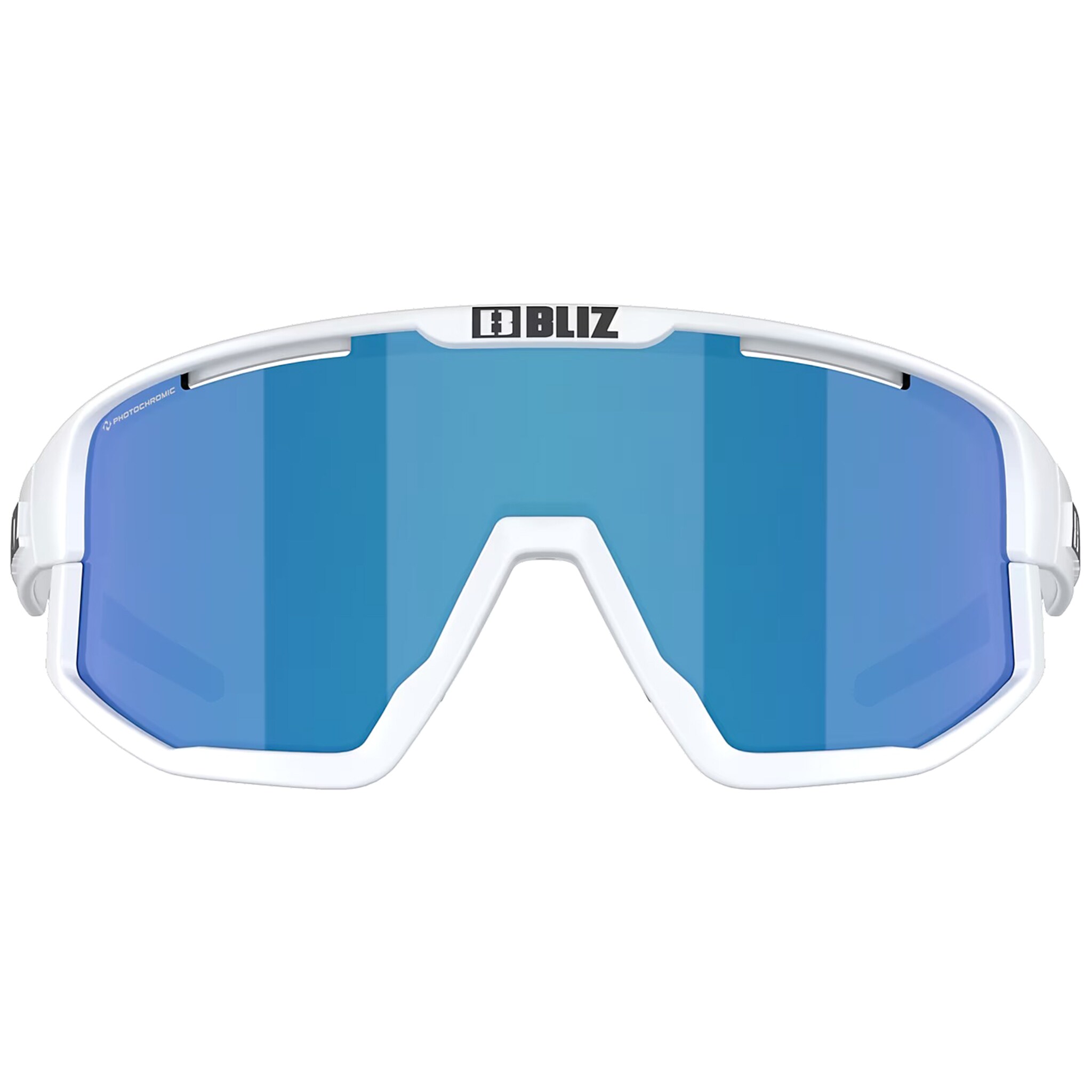 Bliz Fusion Sunglasses - White Brown Blue