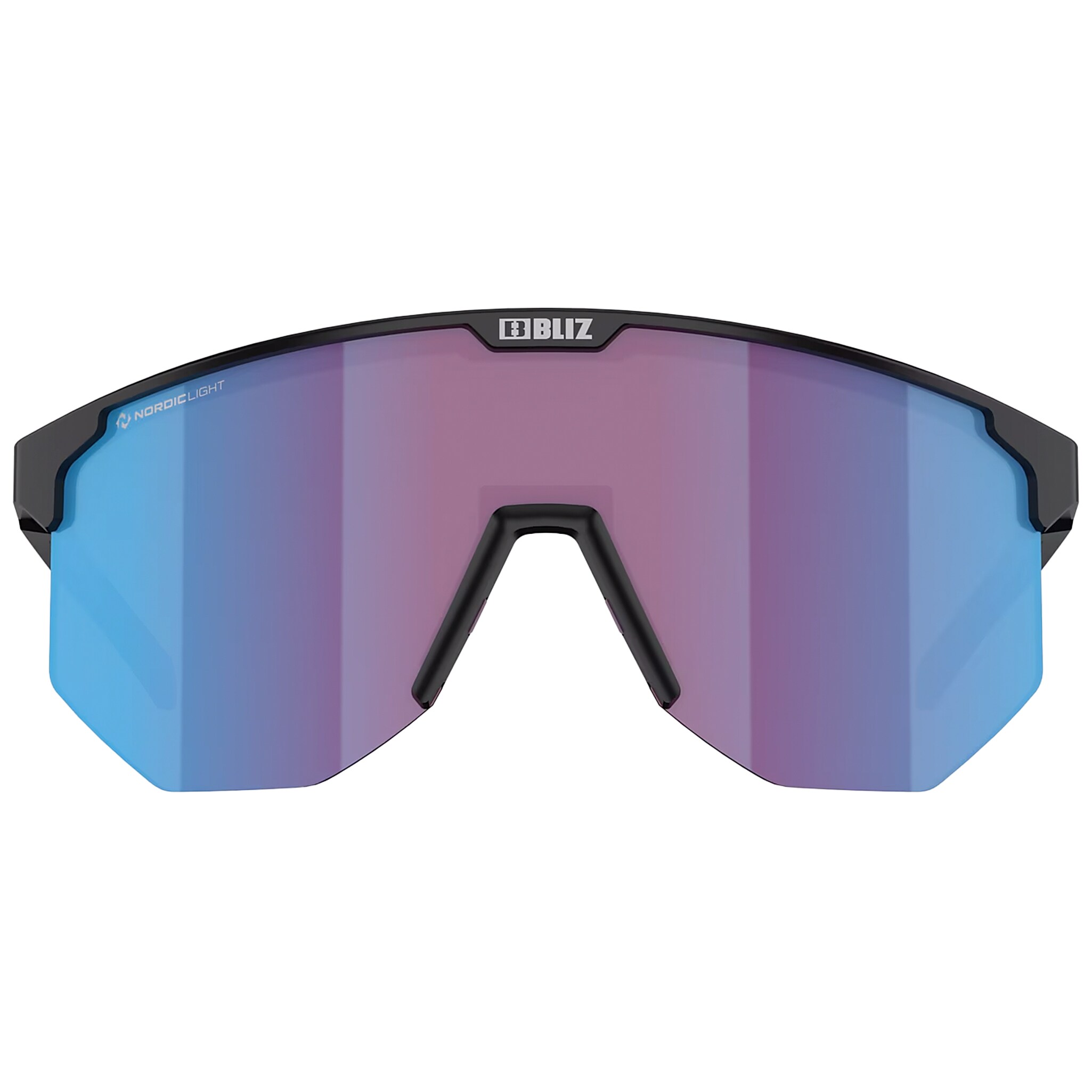 Bliz Hero Sunglasses - Matt Black/Rose Violet Blue