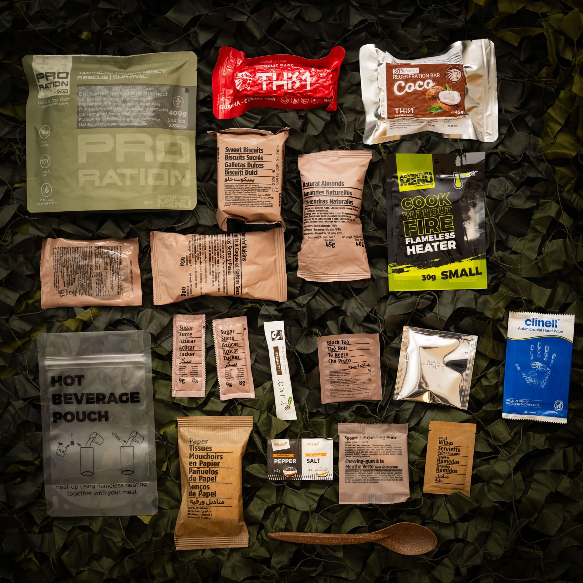 Pro Ration Ultimate Tactical Ration Half-Day - Menu II