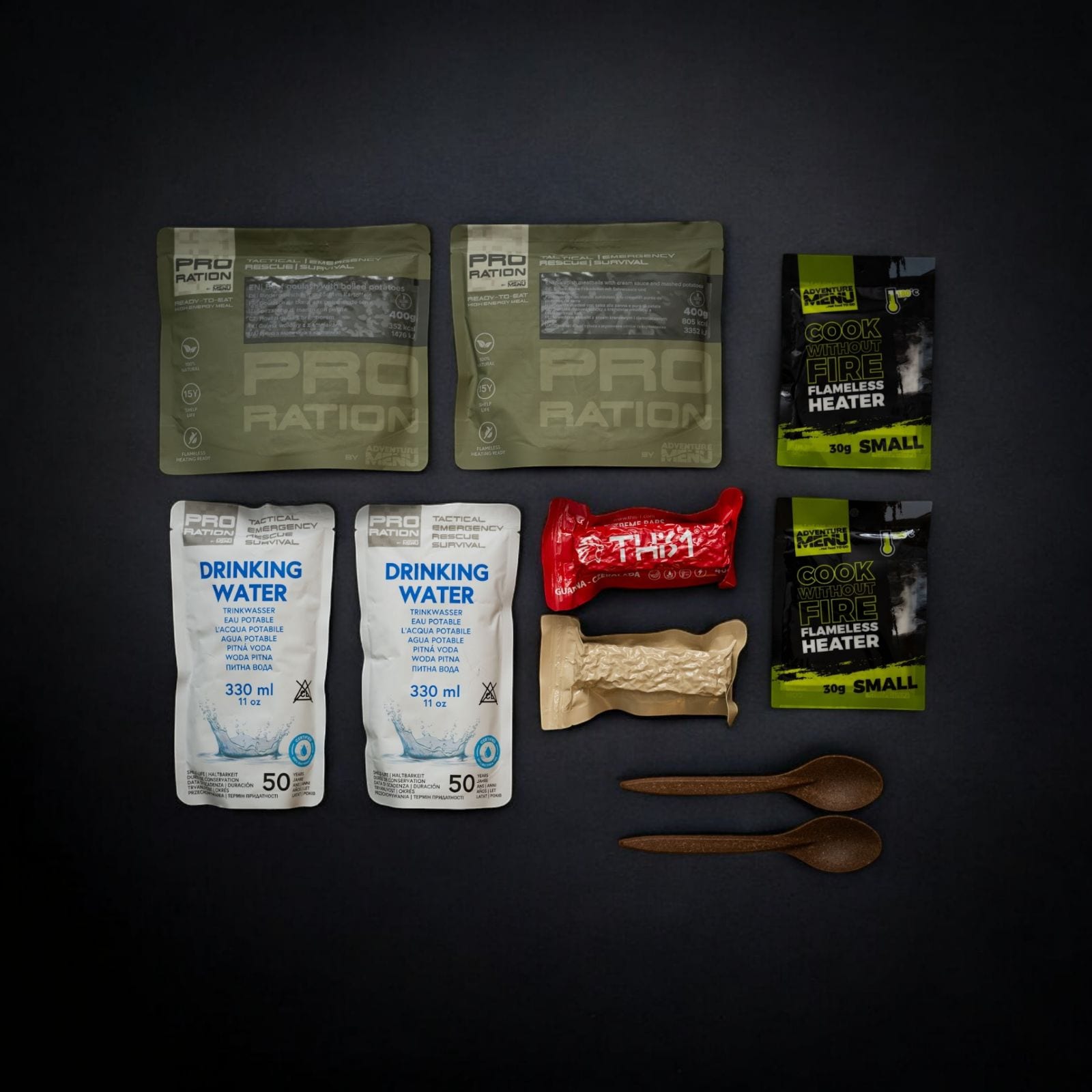 Pro Ration Emergency Food/Water pack - Menu III