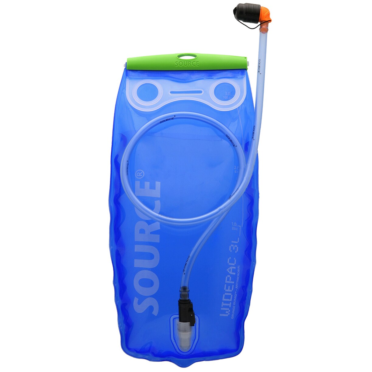 Source Widepac hydration system 3 l - Transparent Blue